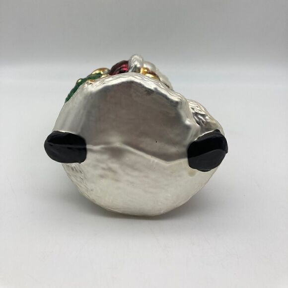 Vintage Brass Key Santa Claus Blown Glass for Christmas Tree - Picture 7 of 9